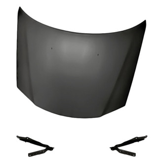 Replacement - 3-Piece (Hood Panel, Driver and Passenger Side Hood Hinge) (Standard Line)