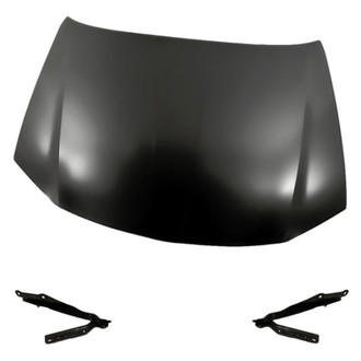 Replacement - 3-Piece (Hood Panel, Driver and Passenger Side Hood Hinge) (Standard Line)