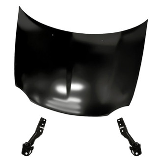 Replacement - 3-Piece (Hood Panel, Driver and Passenger Side Hood Hinge) (Standard Line)