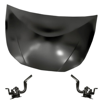 Replacement - 3-Piece (Hood Panel, Driver and Passenger Side Hood Hinge) (Standard Line)
