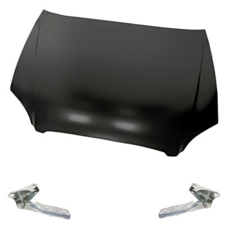 Replacement - 3-Piece (Hood Panel, Driver and Passenger Side Hood Hinge) (Standard Line)