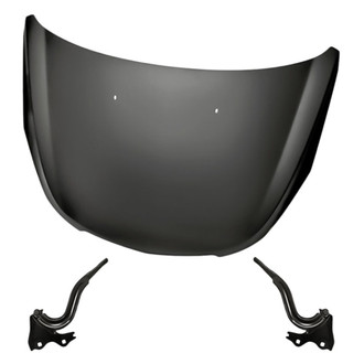Replacement - 3-Piece (Hood Panel, Driver and Passenger Side Hood Hinge) (Standard Line)