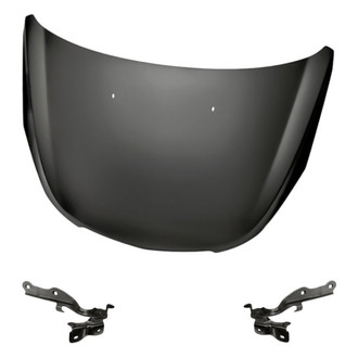 Replacement - 3-Piece (Hood Panel, Driver and Passenger Side Hood Hinge) (Standard Line)
