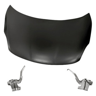Replacement - 3-Piece (Hood Panel, Driver and Passenger Side Hood Hinge) (Standard Line)
