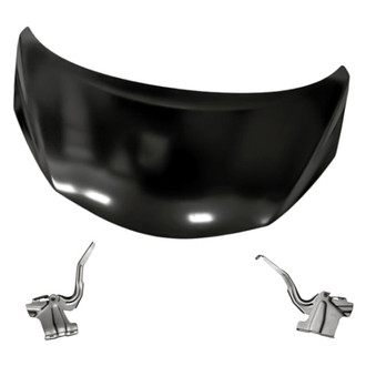 Replacement - 3-Piece (Hood Panel, Driver and Passenger Side Hood Hinge) (Standard Line)