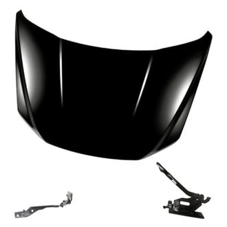 Replacement - 3-Piece (Hood Panel, Driver and Passenger Side Hood Hinge) (Standard Line)
