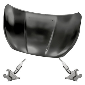 Replacement - 3-Piece (Hood Panel, Driver and Passenger Side Hood Hinge) (Standard Line)