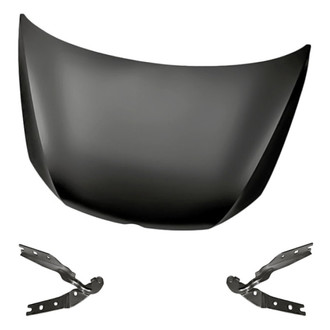 Replacement - 3-Piece (Hood Panel, Driver and Passenger Side Hood Hinge) (Standard Line)