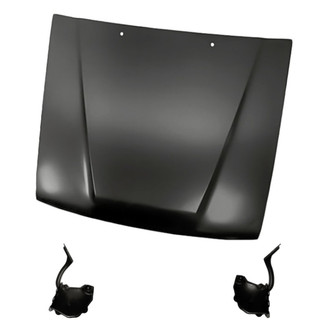 Replacement - 3-Piece (Hood Panel, Driver and Passenger Side Hood Hinge) (Standard Line)