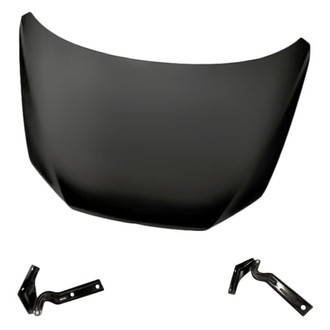 Replacement - 3-Piece (Hood Panel, Driver and Passenger Side Hood Hinge) (Standard Line)
