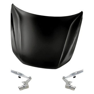 Replacement - 3-Piece (Hood Panel, Driver and Passenger Side Hood Hinge) (Standard Line)