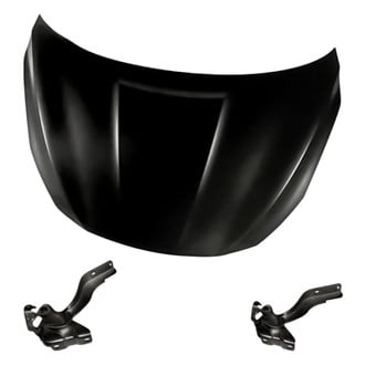 Replacement - 3-Piece (Hood Panel, Driver and Passenger Side Hood Hinge) (Standard Line)