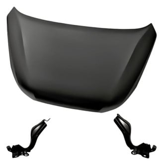 Replacement - 3-Piece (Hood Panel, Driver and Passenger Side Hood Hinge) (Standard Line)