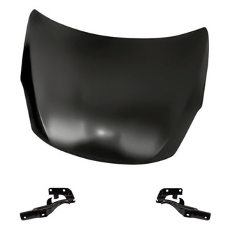 Replacement - 3-Piece (Hood Panel, Driver and Passenger Side Hood Hinge) (Standard Line)