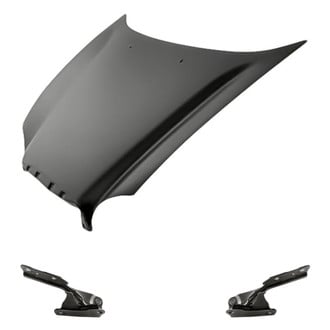 Replacement - 3-Piece (Hood Panel, Driver and Passenger Side Hood Hinge) (Standard Line)