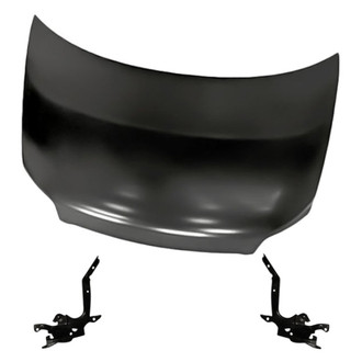 Replacement - 3-Piece (Hood Panel, Driver and Passenger Side Hood Hinge) (Standard Line)