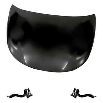 Replacement - 3-Piece (Hood Panel, Driver and Passenger Side Hood Hinge) (Standard Line)