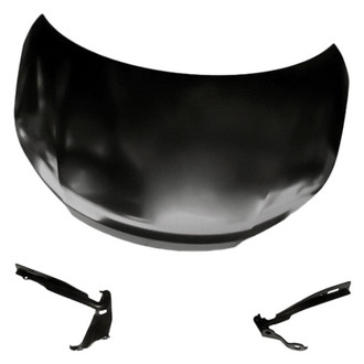 Replacement - 3-Piece (Hood Panel, Driver and Passenger Side Hood Hinge) (Standard Line)