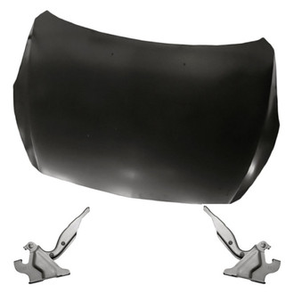 Replacement - 3-Piece (Hood Panel, Driver and Passenger Side Hood Hinge) (Standard Line)