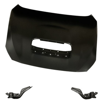Replacement - 3-Piece (Hood Panel, Driver and Passenger Side Hood Hinge) (Standard Line)