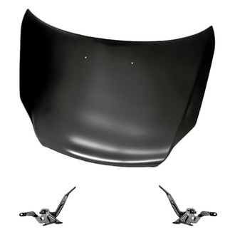 Replacement - 3-Piece (Hood Panel, Driver and Passenger Side Hood Hinge) (Standard Line)