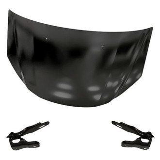 Replacement - 3-Piece (Hood Panel, Driver and Passenger Side Hood Hinge) (Standard Line)