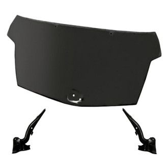 Replacement - 3-Piece (Hood Panel, Driver and Passenger Side Hood Hinge) (Standard Line)