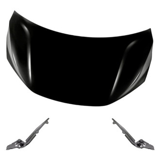 Replacement - 3-Piece (Hood Panel, Driver and Passenger Side Hood Hinge) (Standard Line)