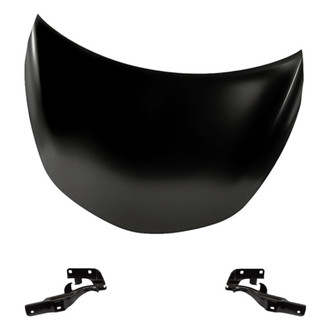Replacement - 3-Piece (Hood Panel, Driver and Passenger Side Hood Hinge) (Standard Line)