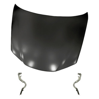 Replacement - 3-Piece (Hood Panel, Driver and Passenger Side Hood Hinge) (Standard Line)