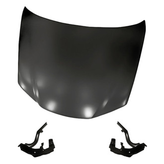 Replacement - 3-Piece (Hood Panel, Driver and Passenger Side Hood Hinge) (Standard Line)