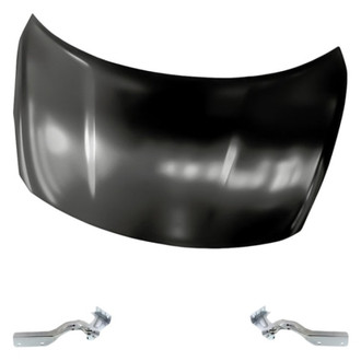 Replacement - 3-Piece (Hood Panel, Driver and Passenger Side Hood Hinge) (Standard Line)