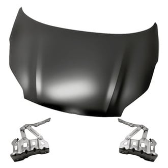 Replacement - 3-Piece (Hood Panel, Driver and Passenger Side Hood Hinge) (Standard Line)