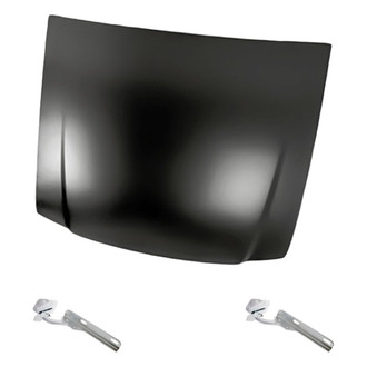 Replacement - 3-Piece (Hood Panel, Driver and Passenger Side Hood Hinge) (Standard Line)