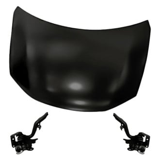 Replacement - 3-Piece (Hood Panel, Driver and Passenger Side Hood Hinge) (Standard Line)