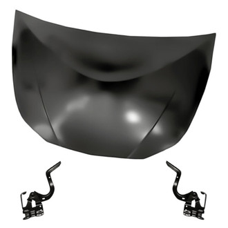 Replacement - 3-Piece (Hood Panel, Driver and Passenger Side Hood Hinge) (Standard Line)