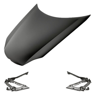 Replacement - 3-Piece (Hood Panel, Driver and Passenger Side Hood Hinge) (Standard Line)