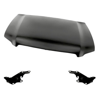 Replacement - 3-Piece (Hood Panel, Driver and Passenger Side Hood Hinge) (Standard Line)