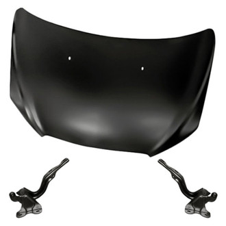 Replacement - 3-Piece (Hood Panel, Driver and Passenger Side Hood Hinge) (Standard Line)