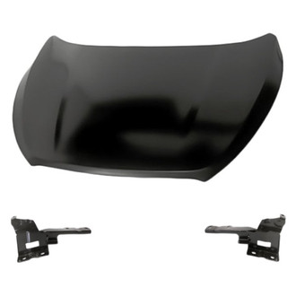 Replacement - 3-Piece (Hood Panel, Driver and Passenger Side Hood Hinge) (Standard Line)