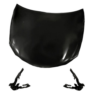 Replacement - 3-Piece (Hood Panel, Driver and Passenger Side Hood Hinge) (Standard Line)