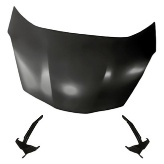 Replacement - 3-Piece (Hood Panel, Driver and Passenger Side Hood Hinge) (Standard Line)