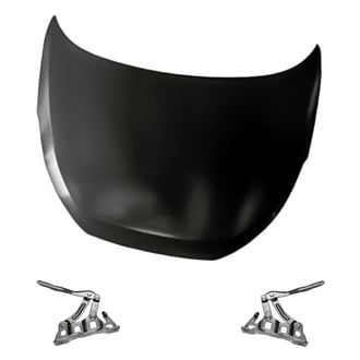 Replacement - 3-Piece (Hood Panel, Driver and Passenger Side Hood Hinge) (Standard Line)