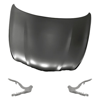 Replacement - 3-Piece (Hood Panel, Driver and Passenger Side Hood Hinge) (Standard Line)