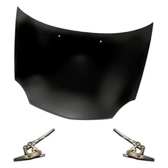 Replacement - 3-Piece (Hood Panel, Driver and Passenger Side Hood Hinge) (Standard Line)