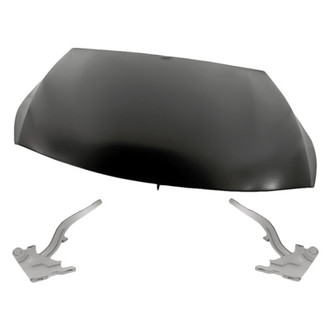 Replacement - 3-Piece (Hood Panel, Driver and Passenger Side Hood Hinge) (Standard Line)