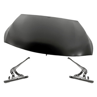 Replacement - 3-Piece (Hood Panel, Driver and Passenger Side Hood Hinge) (Standard Line)
