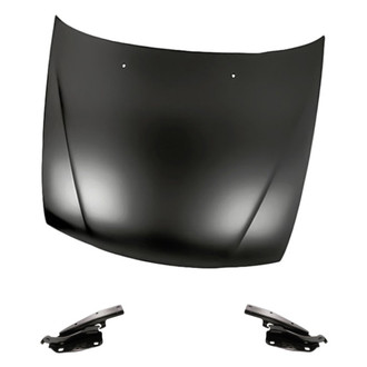 Replacement - 3-Piece (Hood Panel, Driver and Passenger Side Hood Hinge) (Standard Line)