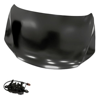 Replacement BNDL-202670 - 2-Piece (Hood Panel, Hood Latch) (Standard Line)