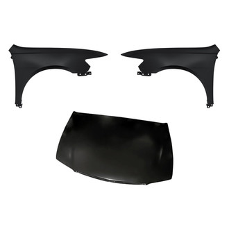 Replacement - 3-Piece (Hood Panel, Front Driver and Passenger Side Fender) (Standard Line)